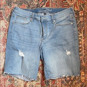 Universal Thread Light Blue Distressed Jean Shorts